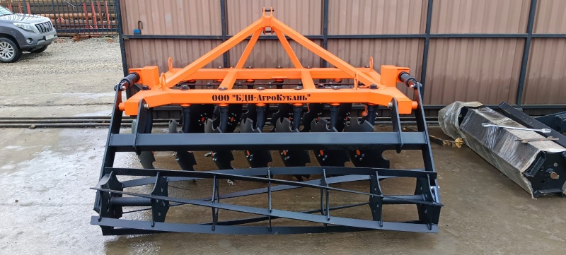 Борона дисковая навесная БДН 2,4х2Н с амортизаторами катка, 14 рабочих органов купить в Грозном – «БДН-АгроКубань», 2