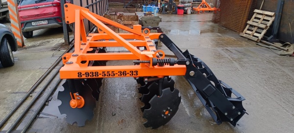 Борона дисковая навесная БДН 2,4х2Н с амортизаторами катка, 14 рабочих органов купить в Грозном – «БДН-АгроКубань», 4